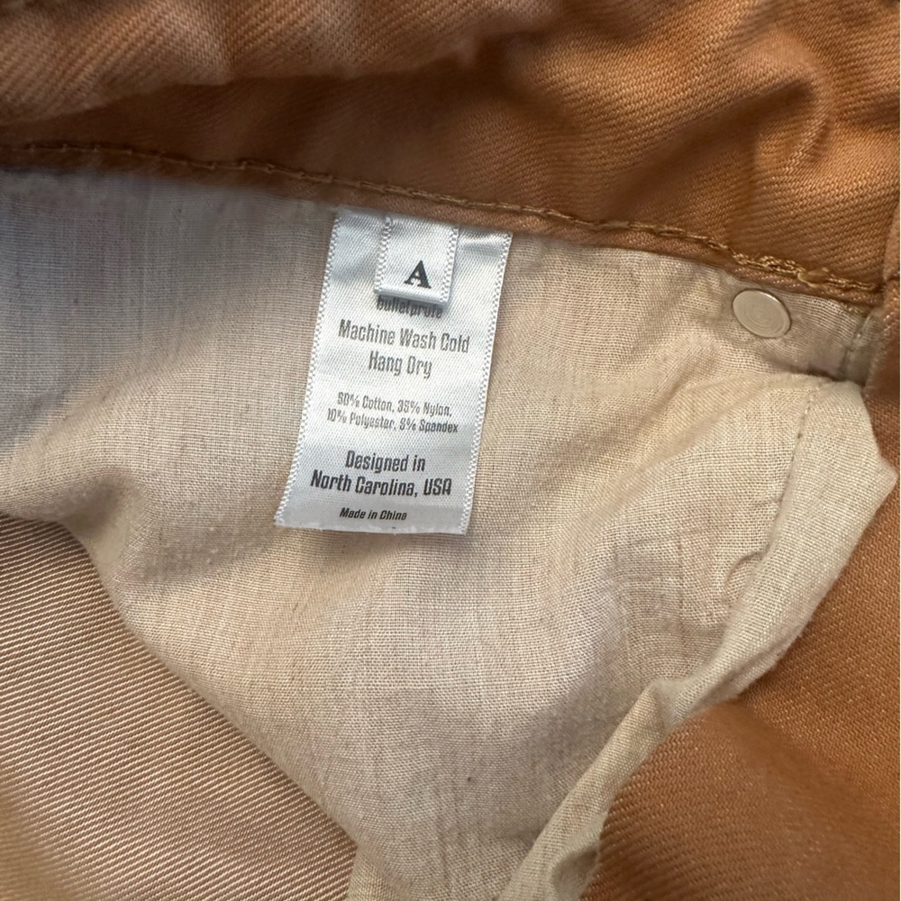 Bulletprufe Denim Straight Men’s Jeans 30x32 Tan Brown - Picture 5 of 5